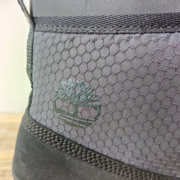 New Timberland Heritage 6" Boots Black Size 8.5M Leather Waterproof Winter Rain - Picture 10 of 10